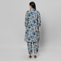 Thumbnail for Mystic Floral 3-Piece Cotton Linen Coord Set