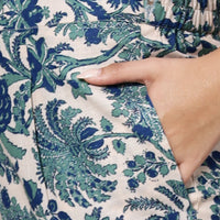Thumbnail for Mystic Floral 3-Piece Cotton Linen Coord Set