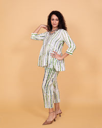 Thumbnail for Green tie and dye coord set