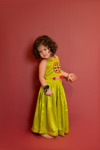 Thumbnail for Green Grace Chaniya Choli Set