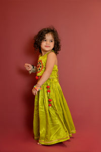 Thumbnail for Green Grace Chaniya Choli Set