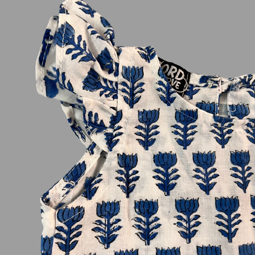 Blue & white Boy Onesie