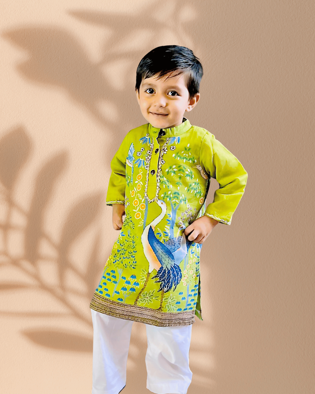 Digital Print Kurta Pajama Set for Boys