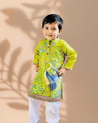 Thumbnail for Digital Print Kurta Pajama Set for Boys
