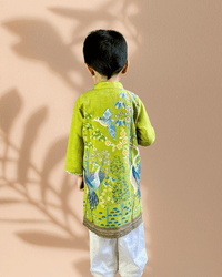 Thumbnail for Digital Print Kurta Pajama Set for Boys