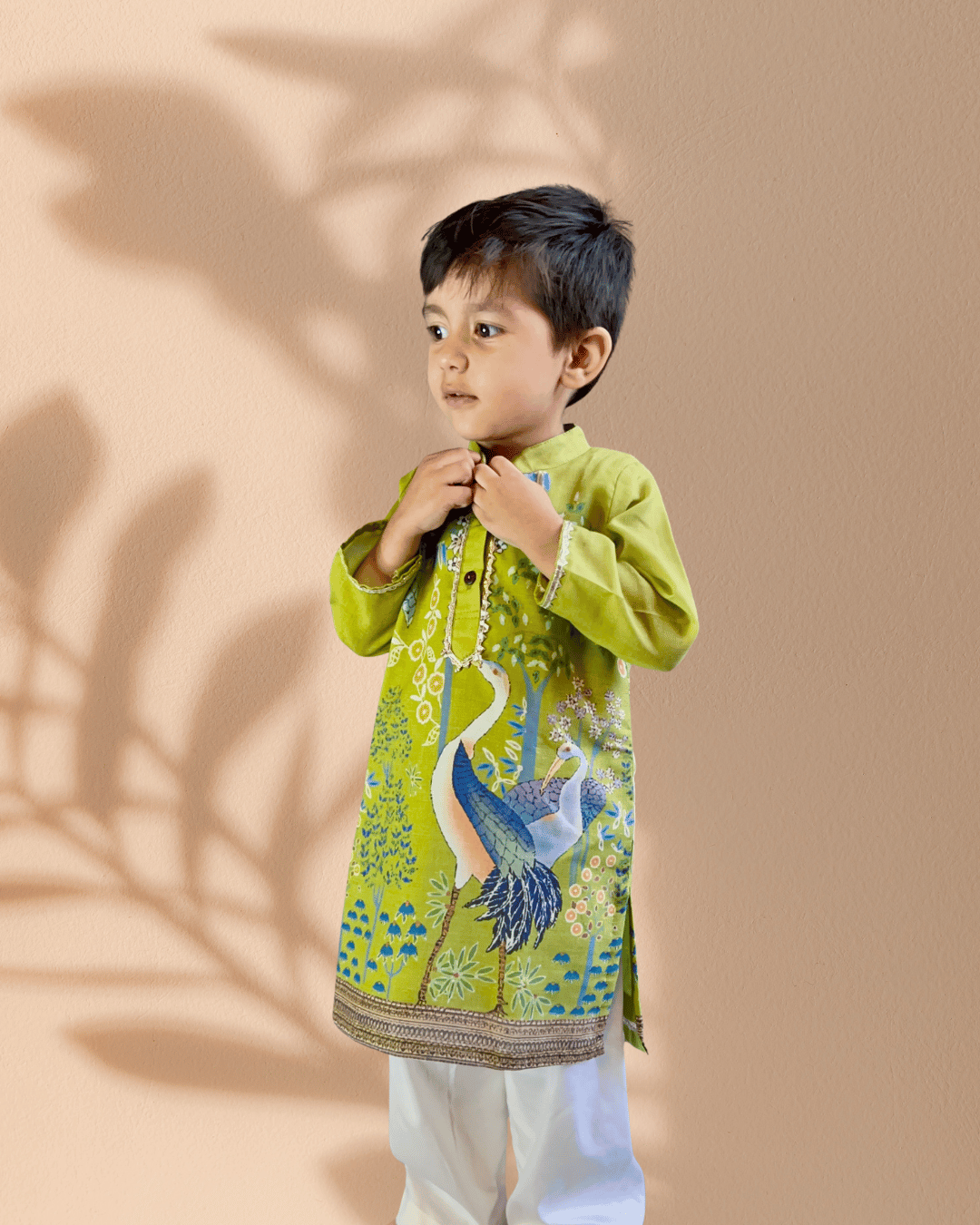 Digital Print Kurta Pajama Set for Boys