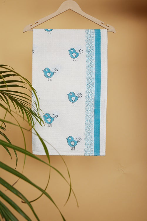 Birdy Print Premium Cotton Towel