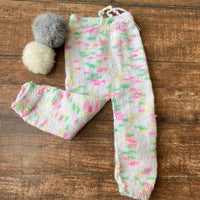 Thumbnail for white hand-knitted soft wollen pajama