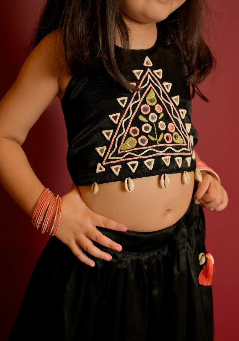 Midnight Charm Black Chaniya Choli Set