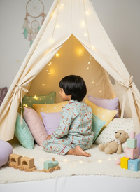 Thumbnail for Pista Green Soft Cotton Nightwear For Boys