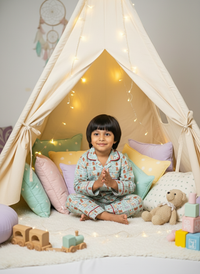 Thumbnail for Pista Green Soft Cotton Nightwear For Boys