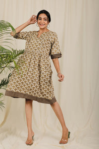 Thumbnail for Kashish Block Print Dress For New Mom