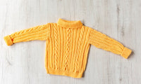 Thumbnail for Yellow Full Sleeves Infant Pullover