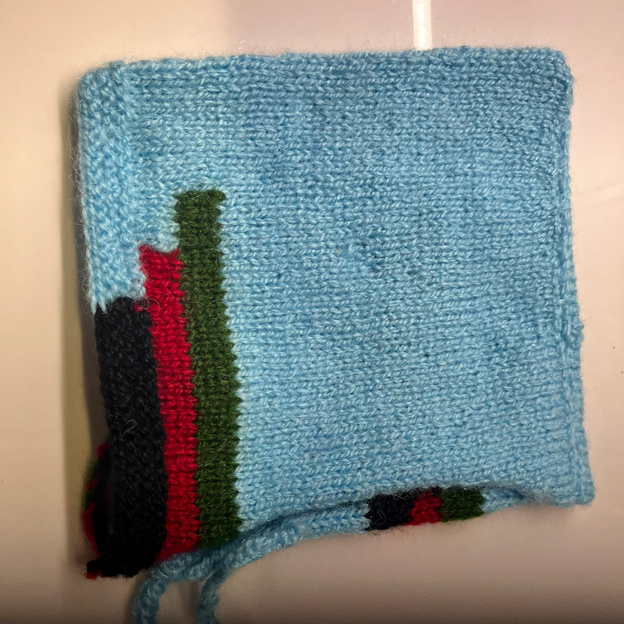 Powder Blue Hand-Knitted Soft Woollen Infant Set