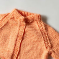 Thumbnail for Peach Handknitted Woollen Set for infants.