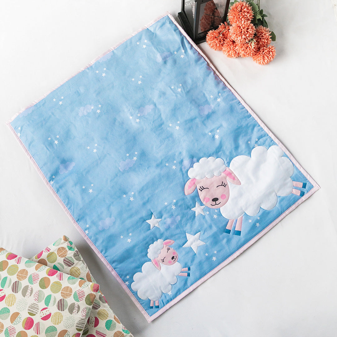 Sheep Theme Baby Quilt