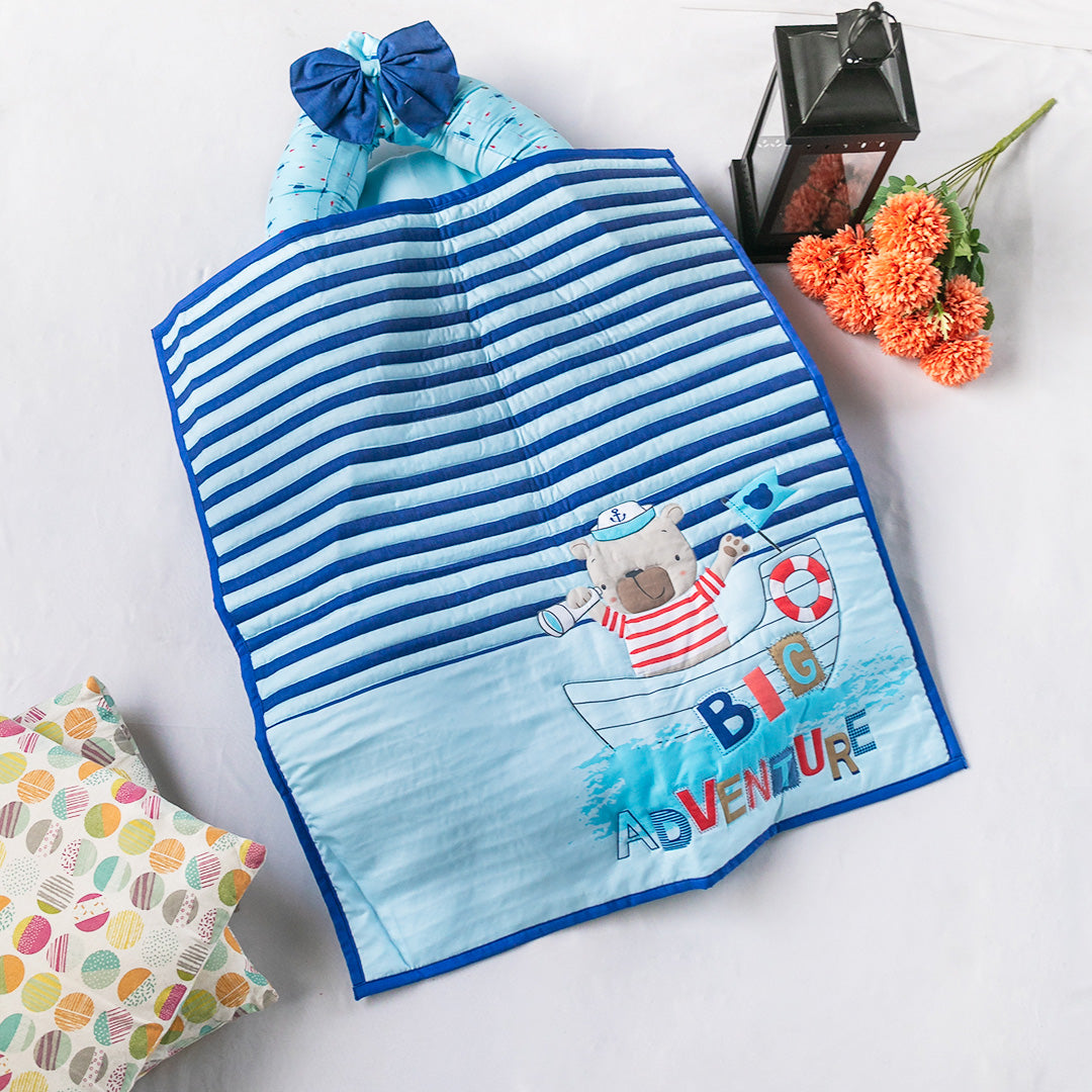 Boat Theme Quilted Baby Play Mat